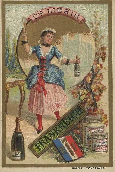 Framed Print : Picture series Drinks of the countries