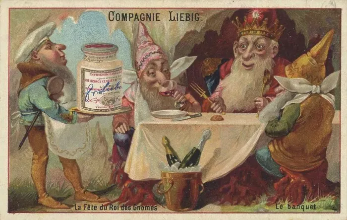 Framed Print : Picture series Dwarfs, the feast of the gnome king