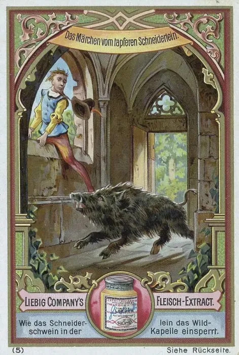 Framed Print : Picture series The fairy tale of the brave little tailor