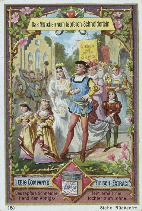 Framed Print : Picture series The fairy tale of the brave little tailor