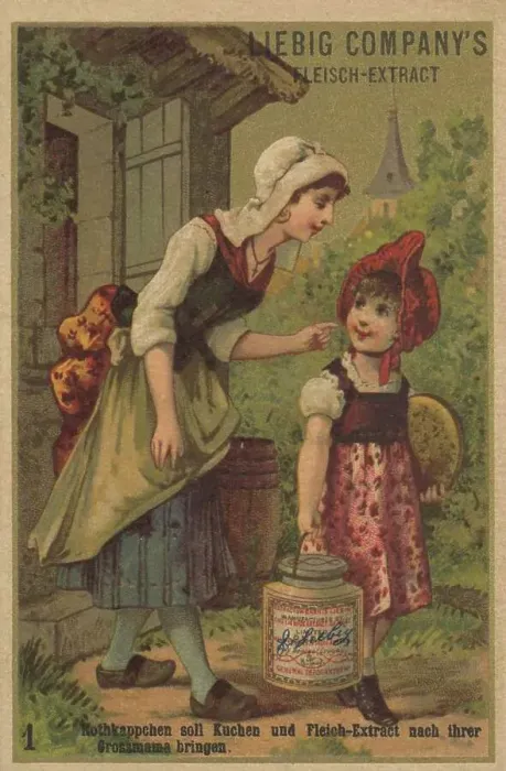 Framed Print : Picture series fairy tale Little Red Riding Hood