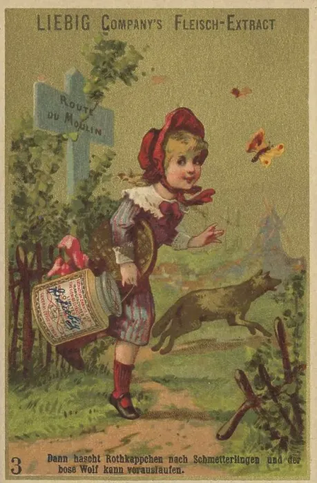 Framed Print : Picture series fairy tale Little Red Riding Hood