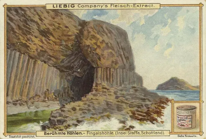 Framed Print : Picture series Famous Caves, Fingal's Cave