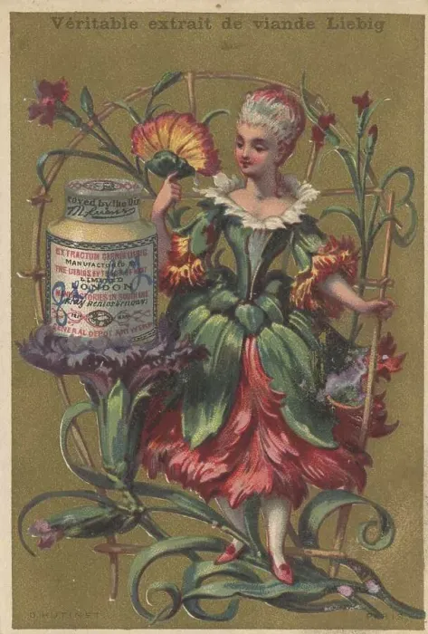 Framed Print : Picture series Flower Girl I. 1883