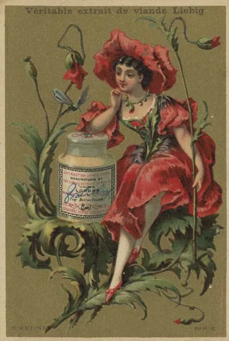 Framed Print : Picture series Flower Girl I. 1883