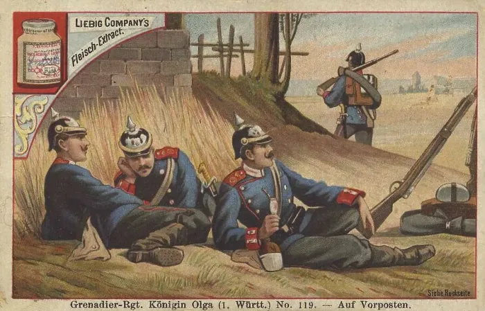 Framed Print : Picture series German Army IV, on outpost