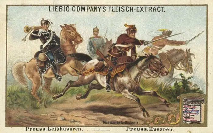 Framed Print : Picture series German Army V. Prussian Life Hussars