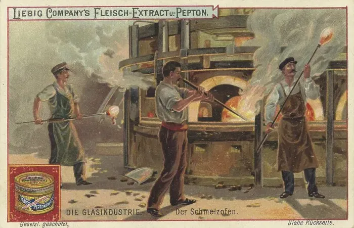 Framed Print : Picture series The Glass Industry