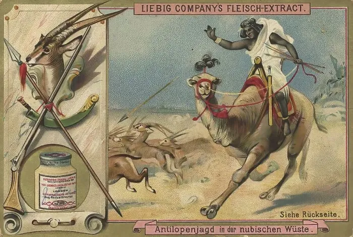 Framed Print : Picture series Hunting, Antelope hunt in the desert of Nubia