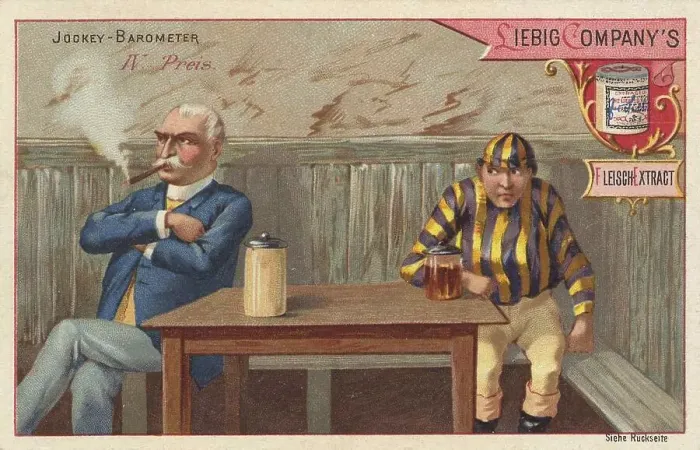 Framed Print : Picture series Jockey Barometer