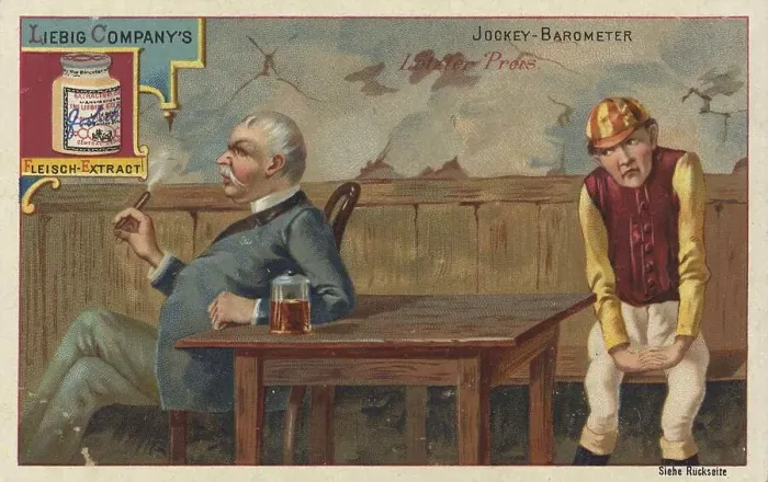 Framed Print : Picture series Jockey Barometer