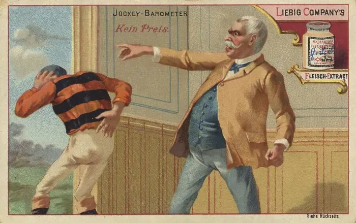 Framed Print : Picture series Jockey Barometer