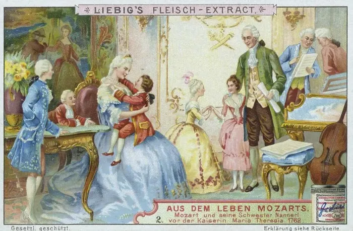 Framed Print : Picture series From the Life of Mozart Framed Print : Picture series From the Life of Mozart