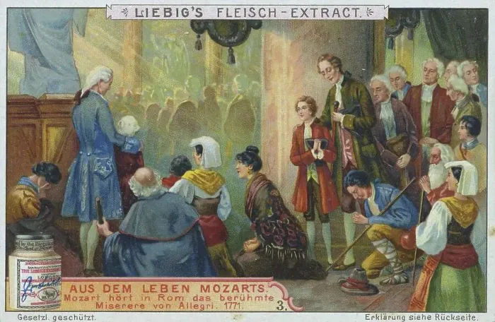 Framed Print : Picture series From the life of Mozart