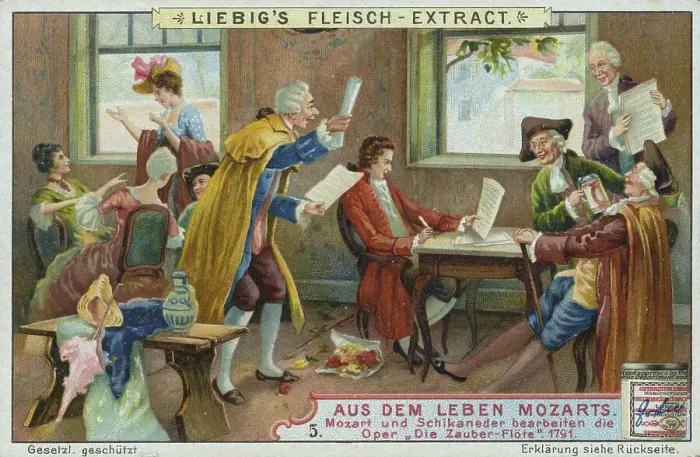 Framed Print : Picture series From the life of Mozart Framed Print : Picture series From the life of Mozart