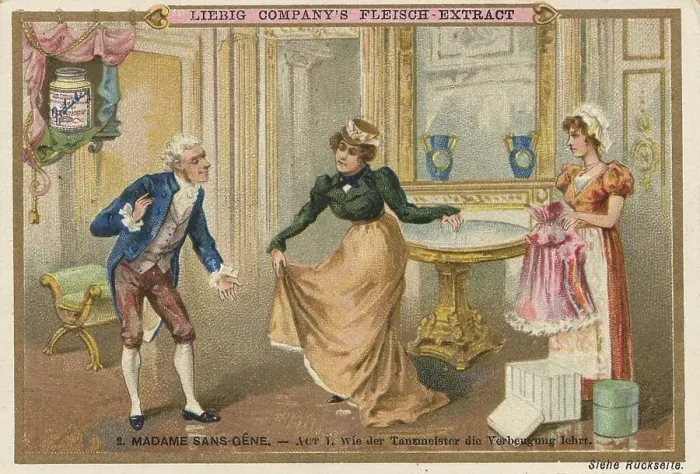 Framed Print : Picture series Madame Sans-Gene