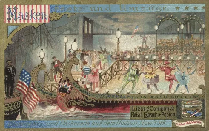Framed Print : Picture series Masquerade parties and processions