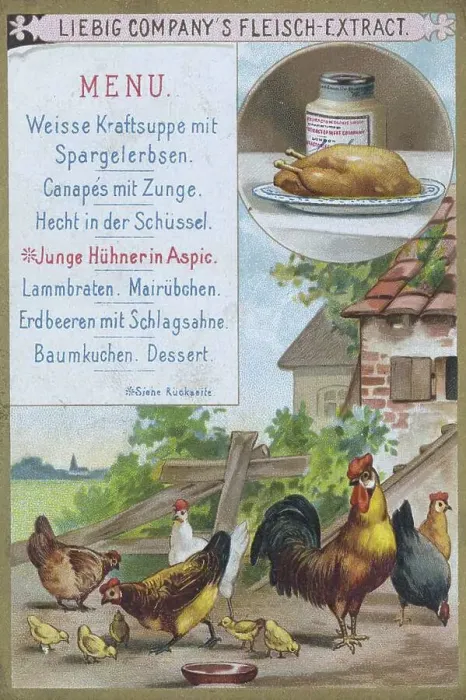 Framed Print : Picture series Menu, with Chicken Framed Print : Picture series Menu, with Chicken
