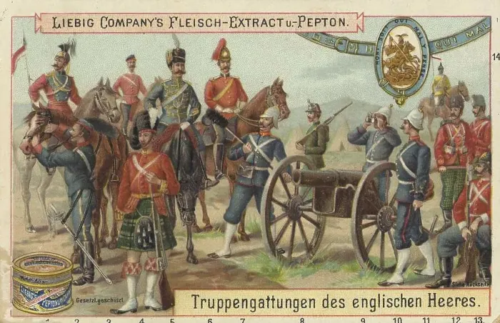Framed Print : Picture series Military units, types of troops of the army of England Framed Print : Picture series Military units, types of troops of the army of England