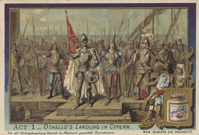 Framed Print : Picture series Othello, opera by Verdi