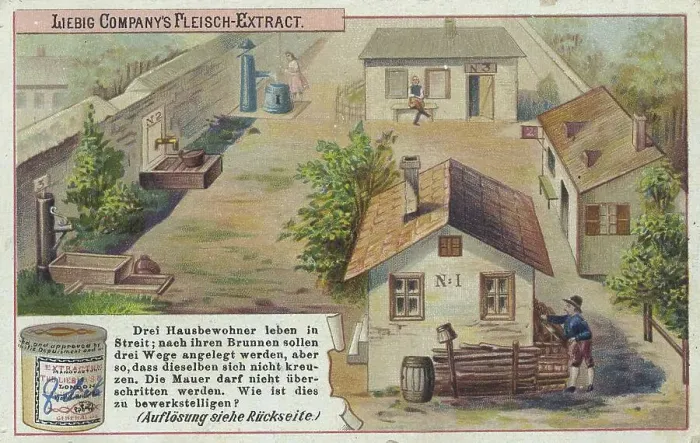 Framed Print : Picture series Riddle: The inhabitants of the house in dispute Framed Print : Picture series Riddle: The inhabitants of the house in dispute