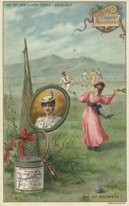 Framed Print : Picture series Riddle, where is the Lawn Tennis Player