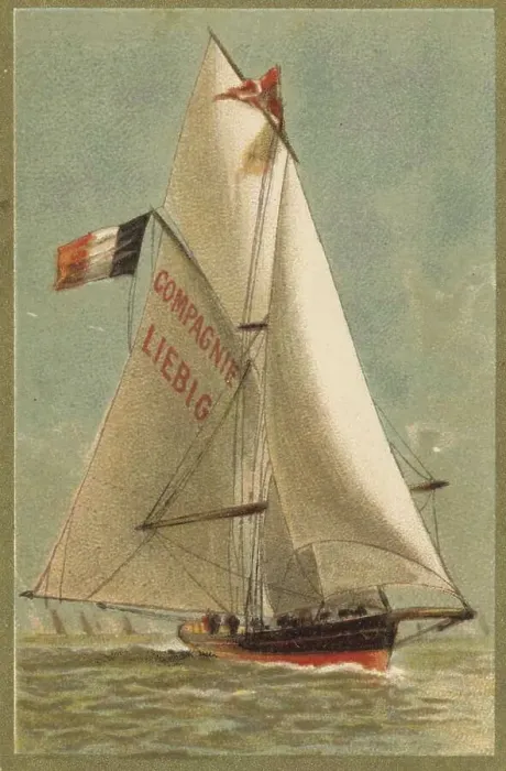 Framed Print : Picture series sailing ships under German flag