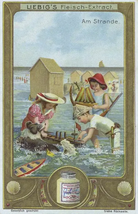 Framed Print : Picture series Am Strande, children playing in the water with a toy ship Framed Print : Picture series Am Strande, children playing in the water with a toy ship