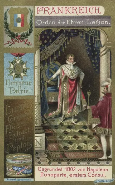 Framed Print : Picture series various orders, Order of the Legion of Honour from France