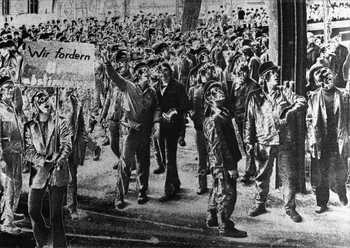 Framed Print : Pictures from the Ruhr area. The alienation is intentional