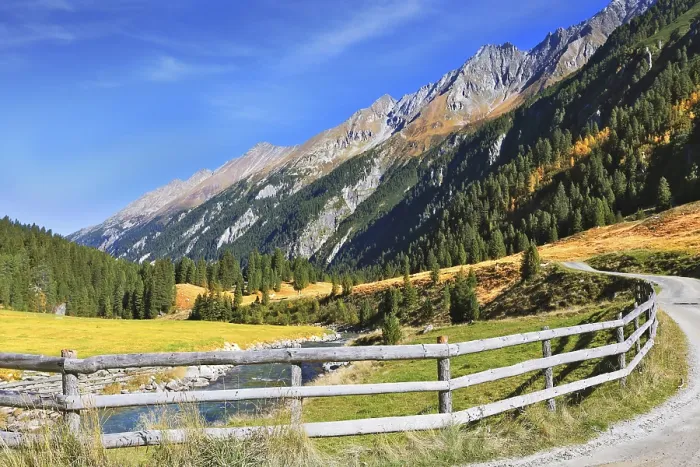Framed Print : Picturesque mountain valley. Rough stream Framed Print : Picturesque mountain valley. Rough stream