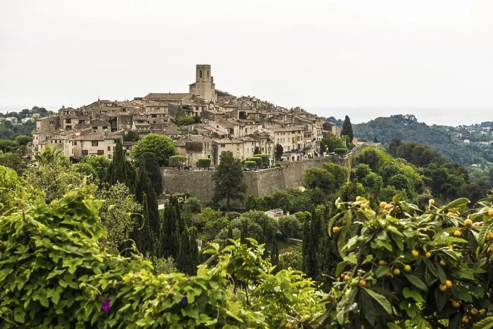 Framed Print : Picturesque mountain village, St Framed Print : Picturesque mountain village, St