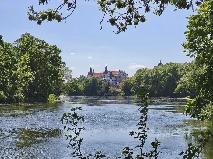 Framed Print : Picturesque view of Neuburg on the Danube
