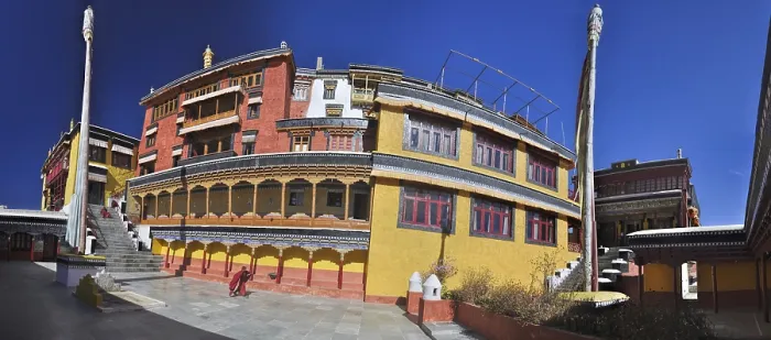 Framed Print : Picturesque view of the Thiksey monastery complex in Ladakh Framed Print : Picturesque view of the Thiksey monastery complex in Ladakh