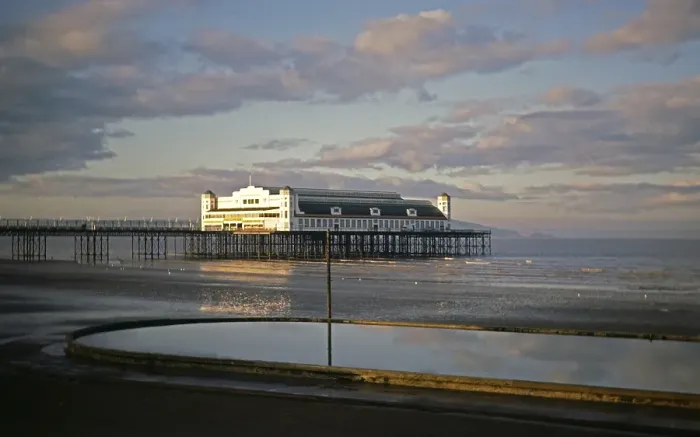 Framed Print : Pier, Weston Super Mare, Somerset, England, United Kingdom, 1985, Europe