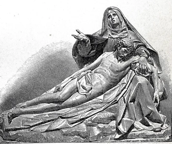 Framed Print : Pieta, also called Vespers picture Framed Print : Pieta, also called Vespers picture