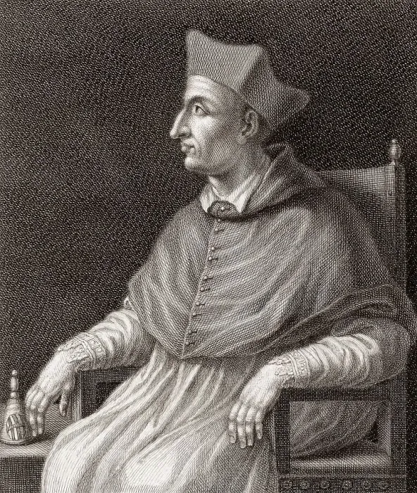 Framed Print : Pietro Corsini, died 1405, an Italian cardinal