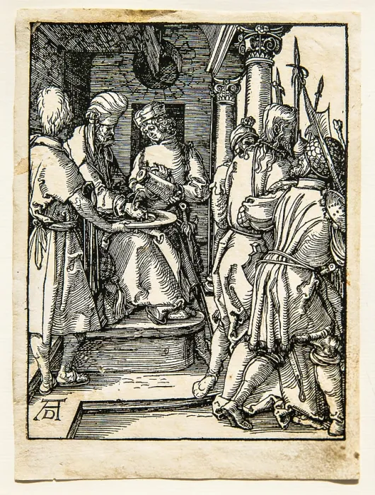 Framed Print : Pilate washes his hands in innocence