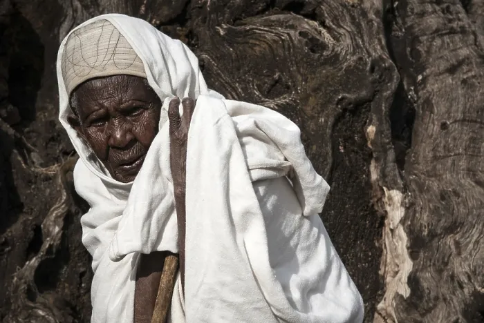 Framed Print : Pilgrim, Lalibela, Ethiopia Framed Print : Pilgrim, Lalibela, Ethiopia
