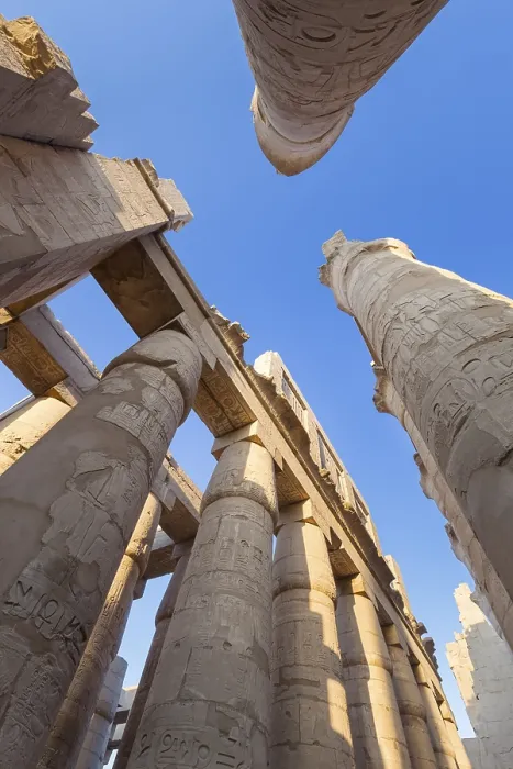Framed Print : Pillars in the great hypostyle hall Framed Print : Pillars in the great hypostyle hall