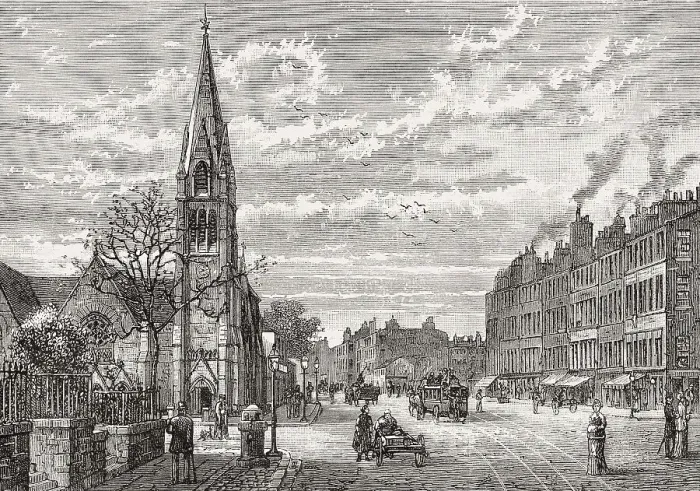 Framed Print : Pilrig Church, Leith Walk, Edinburgh