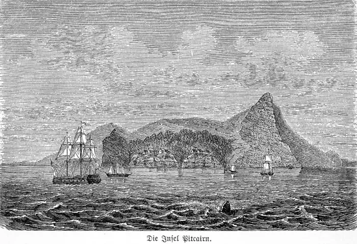 Framed Print : Pitcairn Island, South Pacific Framed Print : Pitcairn Island, South Pacific