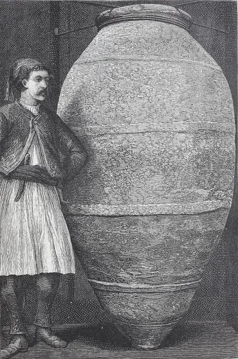 Framed Print : Pithos. Pithos is the Greek name of a large storage container used by Mediterranean civilisations in the Neolithic