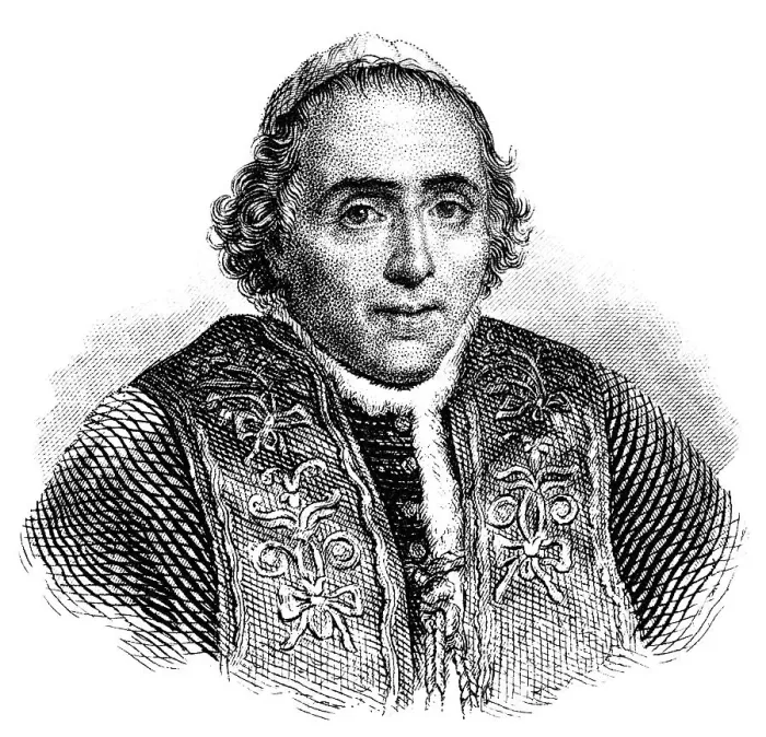 Framed Print : Pius VII, 1742 - 1823, Barnaba Niccolo Maria Luigi Chiaramonti