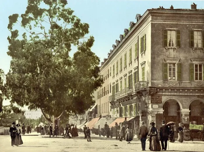 Framed Print : Place Massena, Nice, France, c