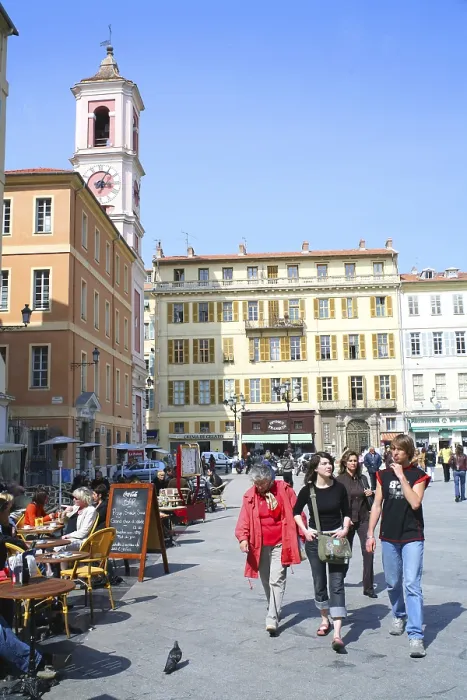 Framed Print : Place Rossetti, Old Town, Nice, France Framed Print : Place Rossetti, Old Town, Nice, France