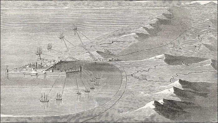 Framed Print : Plan of the Siege of Acre, 1799 Framed Print : Plan of the Siege of Acre, 1799