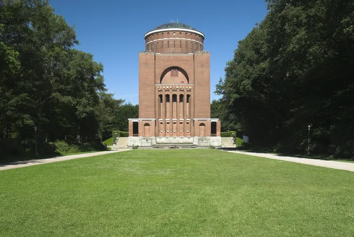 Framed Print : Planetarium located in an old water tower at Hamburger Stadtpark park Framed Print : Planetarium located in an old water tower at Hamburger Stadtpark park