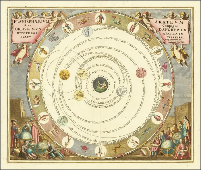 Framed Print : Planisphaerium Arateum, part of the famous celestial atlas Harmonia Macrocosmica by Andreas Cellarius Framed Print : Planisphaerium Arateum, part of the famous celestial atlas Harmonia Macrocosmica by Andreas Cellarius