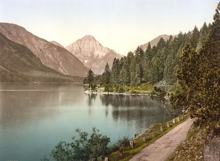 Framed Print : The Plansee, in the district of Reutte